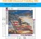 4th of July Eagle Diamond Painting Kits for Adults Beginners, 5D Independence Day Patriotic Diamond Art Kits, DIY Full Round Drill Paint with Diamonds Dots, Home Wall Decor 12 x 12 Inch